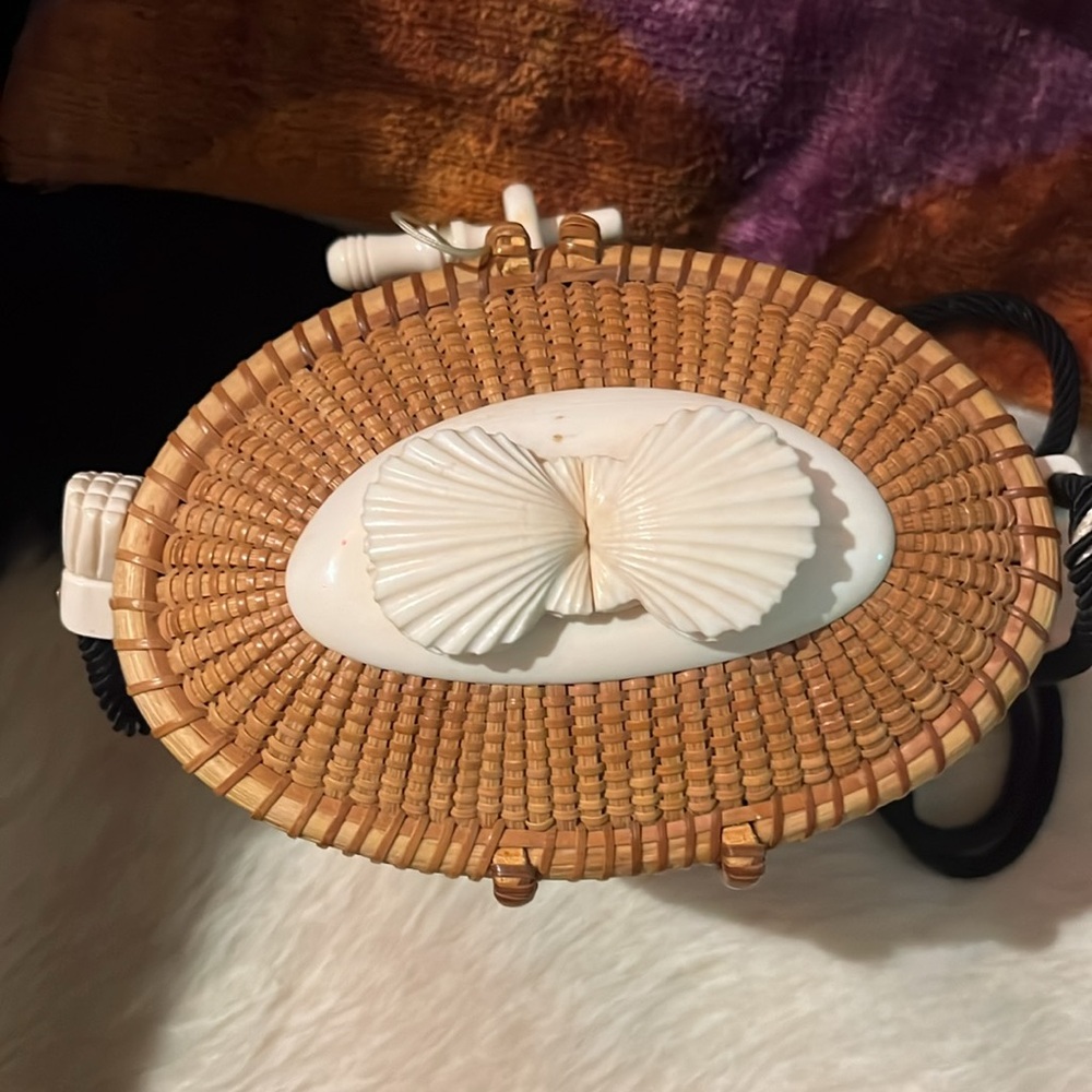 Authentic Nantucket Basket Purse 2000 signed Danna Fafranio - Picture 7 of 7